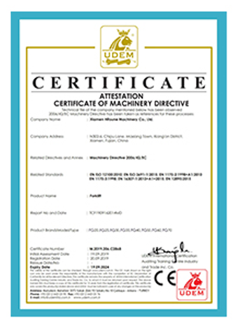 Certificate of trademark registration